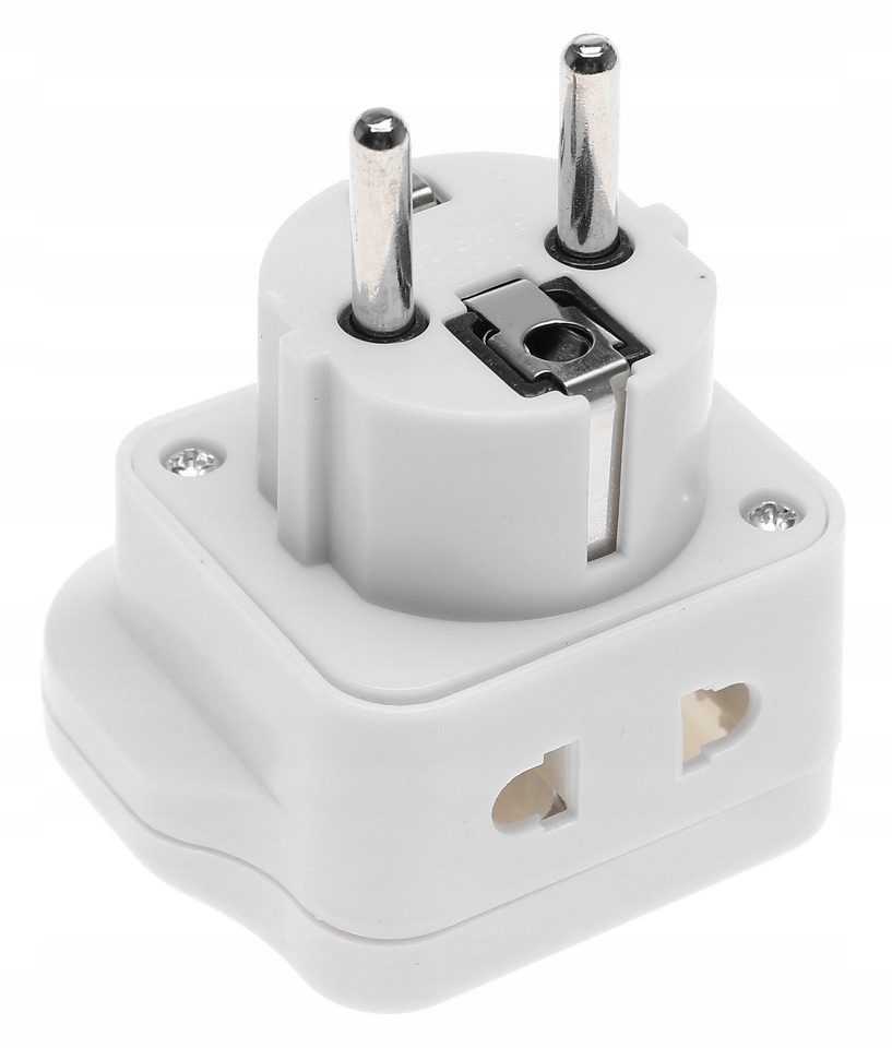ADAPTER PRZEJŚCIÓWKA PODRÓŻNA WTYCZKA POLSKA UK na PL EU ROZGAŁĘZIACZ EAN (GTIN) 6958858536063