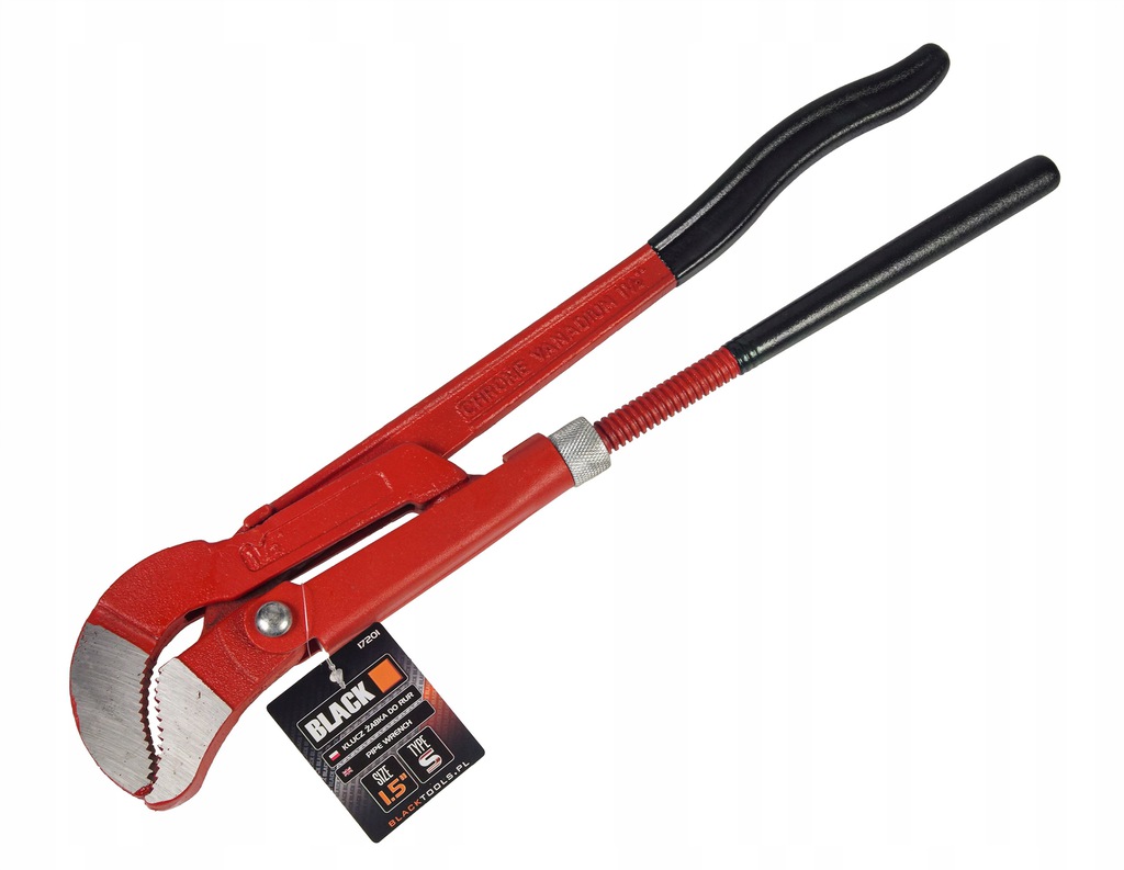 KLUCZ HYDRAULICZNY NASTAWNY SZWEDZKI DO RUR 1,5 Marka Black