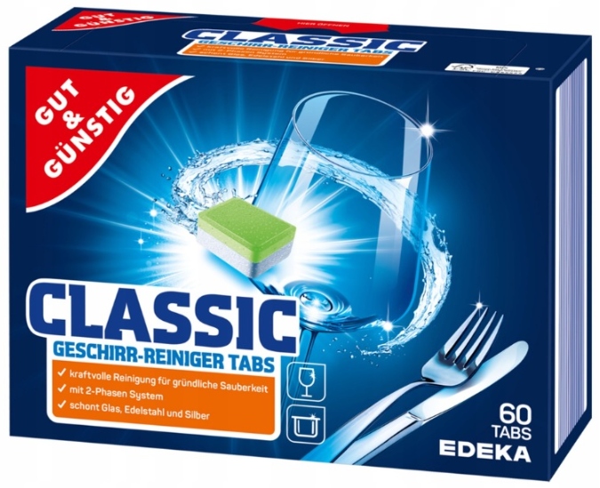 

G&g Classic Niemieckie tabletki do zmywarki 60 tab