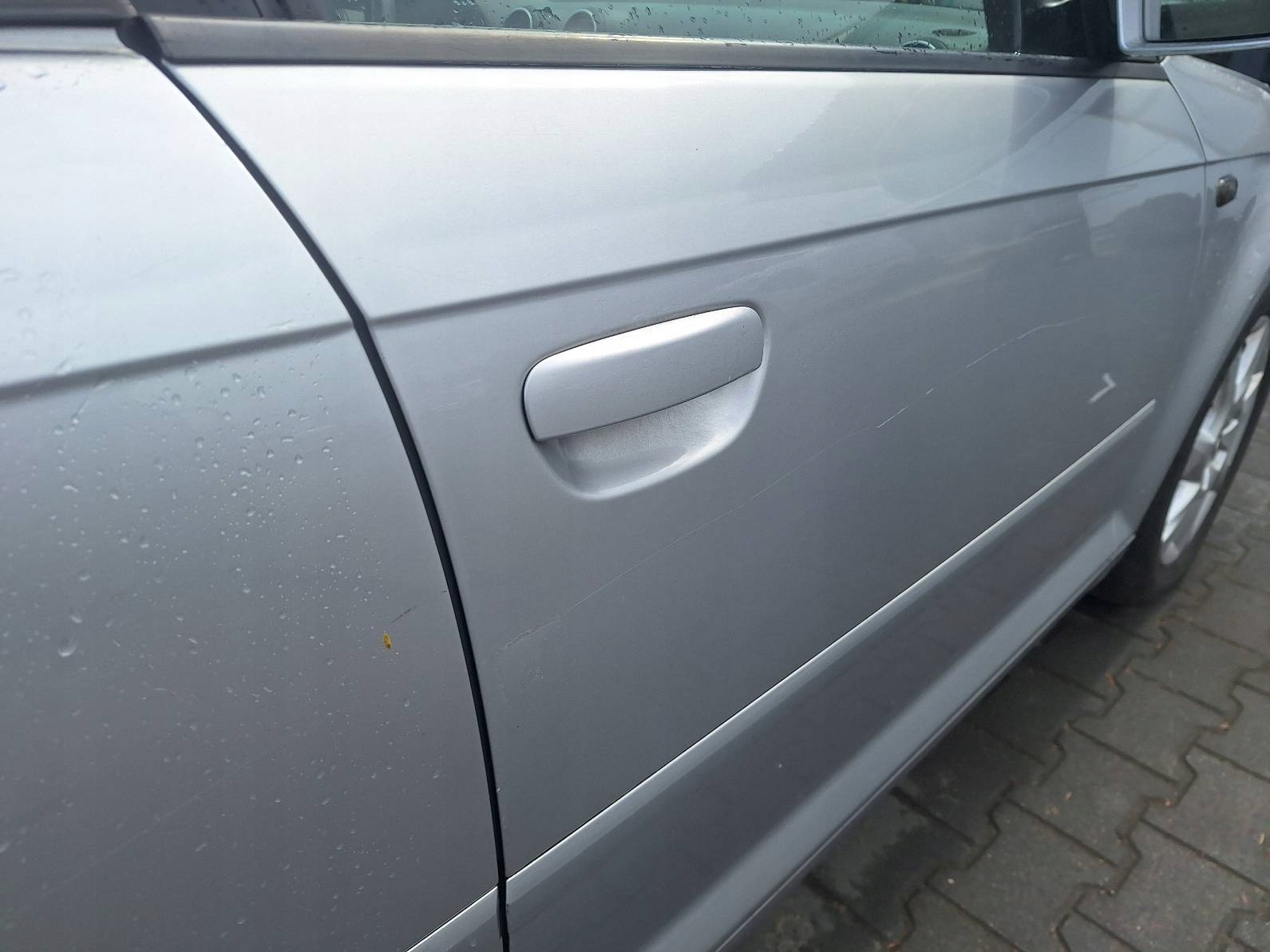 door complete right front + mirror AUDI A3 8P LY7W