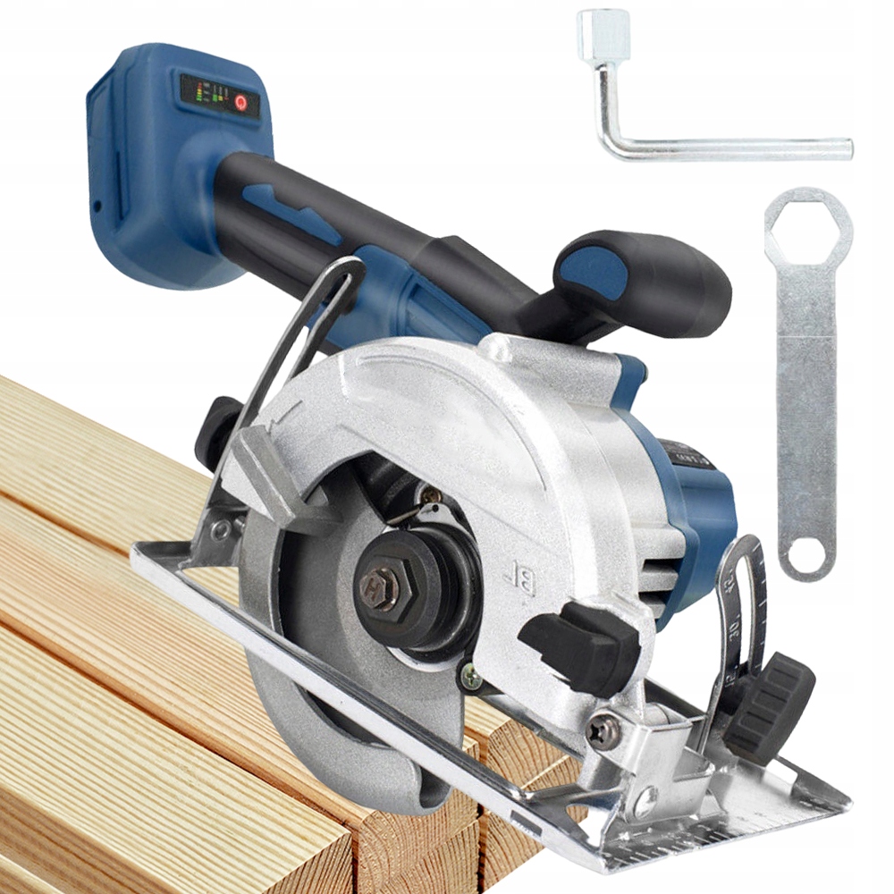 Akumulátorová kotoučová pila 21 V pro bezdrátové řezání dřeva a trubek