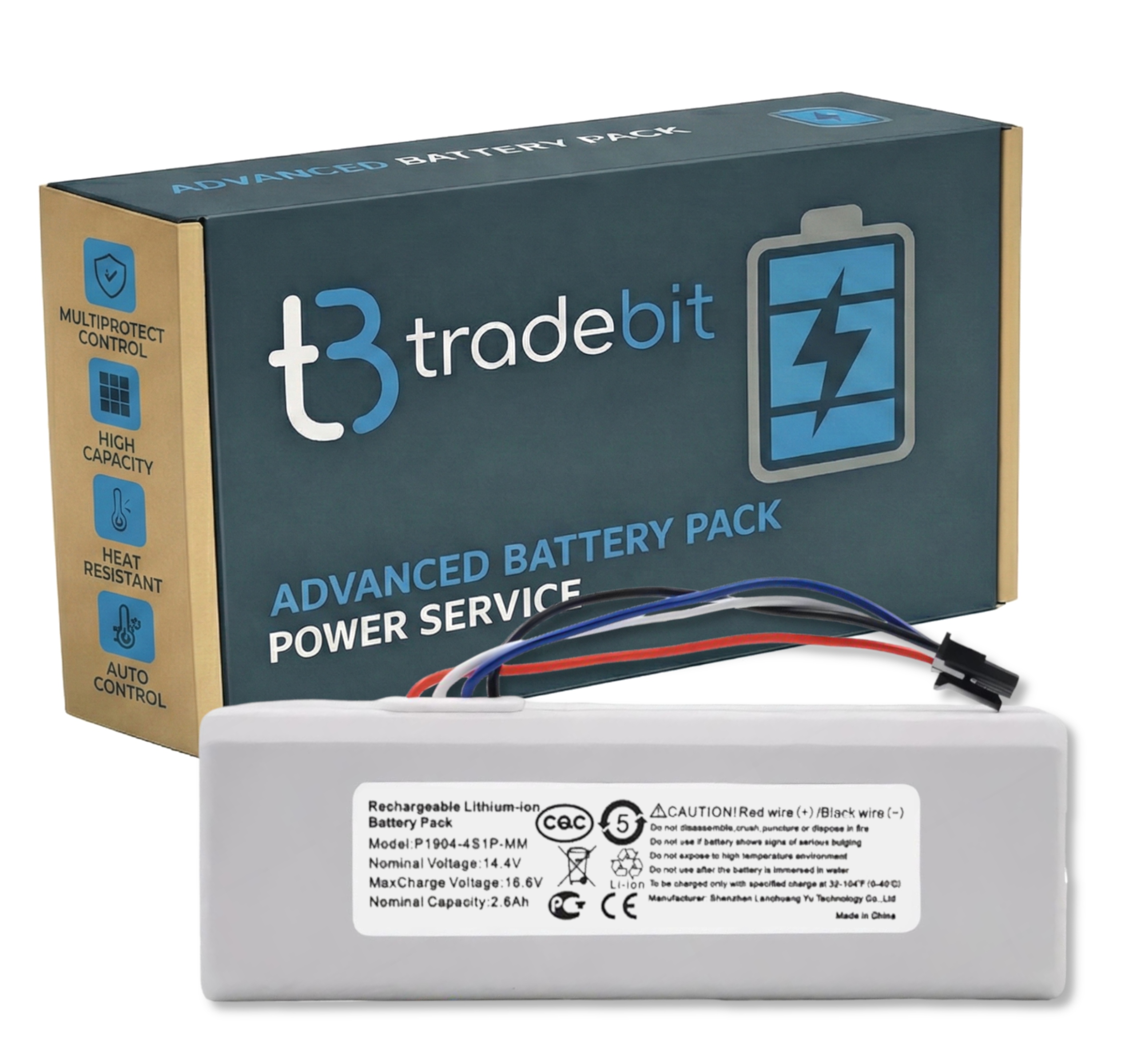 Baterie Akumulátor pro Xiaomi Mi Robot Vacuum Mop 1C Mijia 1C 14.4V 5800mAh