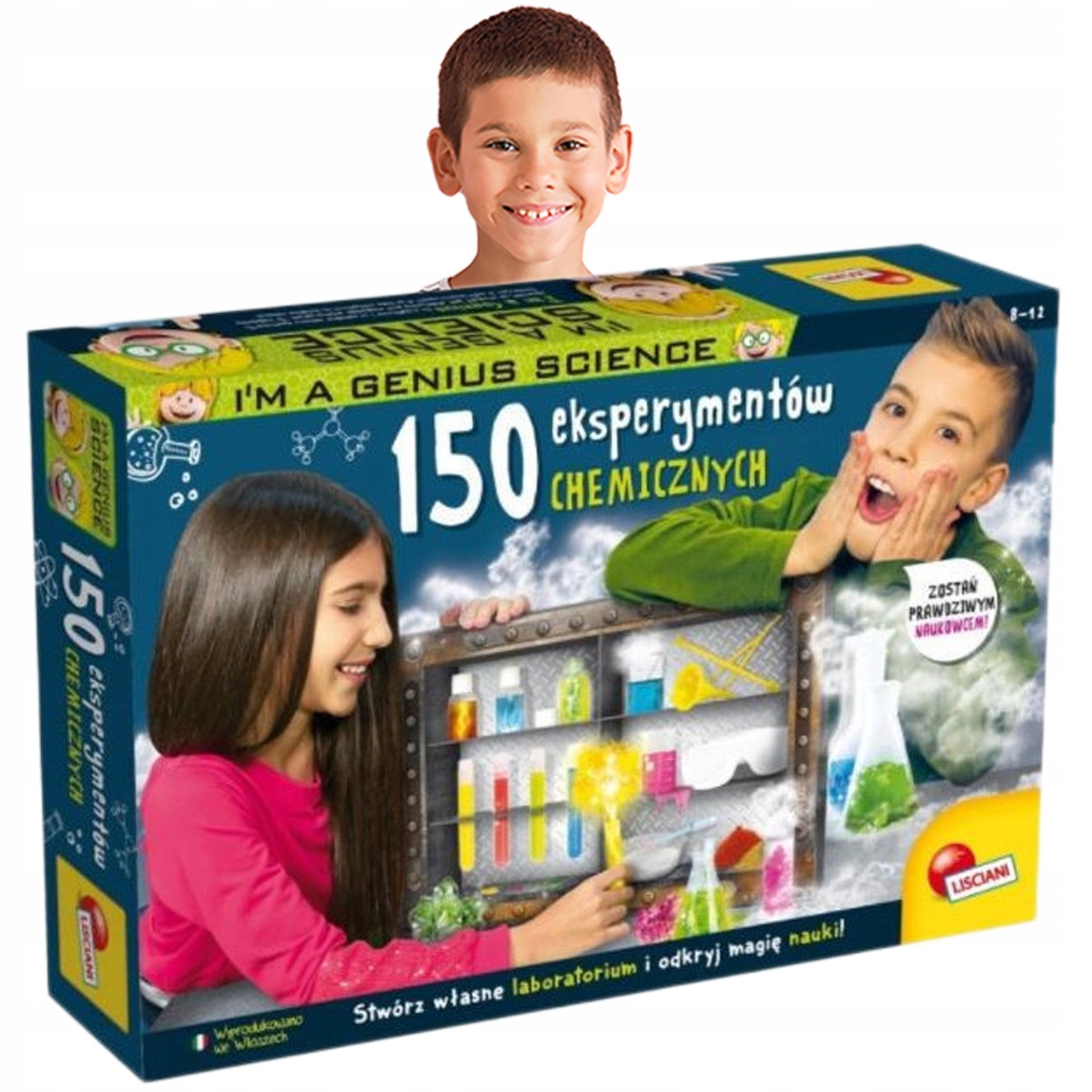 Zestaw EDUKACYJNY 150 Eksperymentów CHEMICZNYCH Rodzaj mały chemik