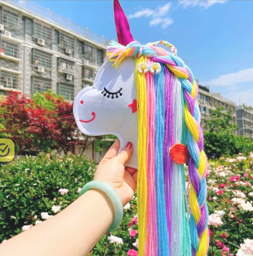 ORGANIZER NA SPINKI ozdoby do włosów JEDNOROŻEC Marka inna marka