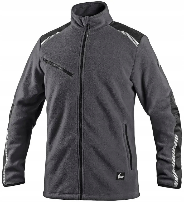 Ochranná fleecová bunda Cxs Solis Polar Mikina reflexní, eko velikost L