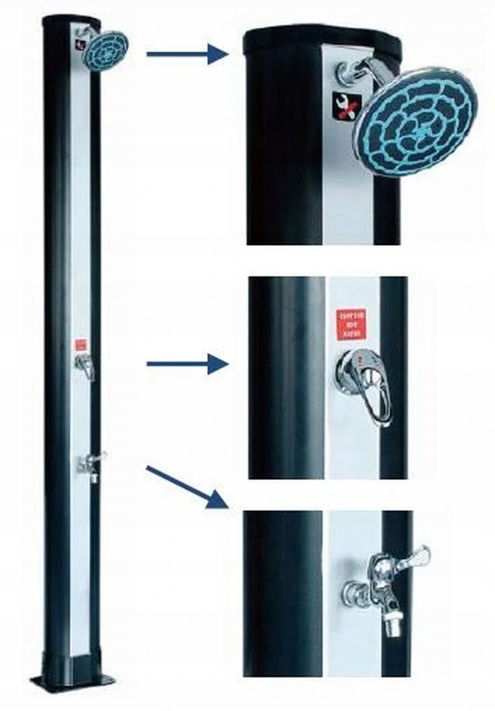 Solární sprcha Hanscraft Blue Rainbow 2 34 l