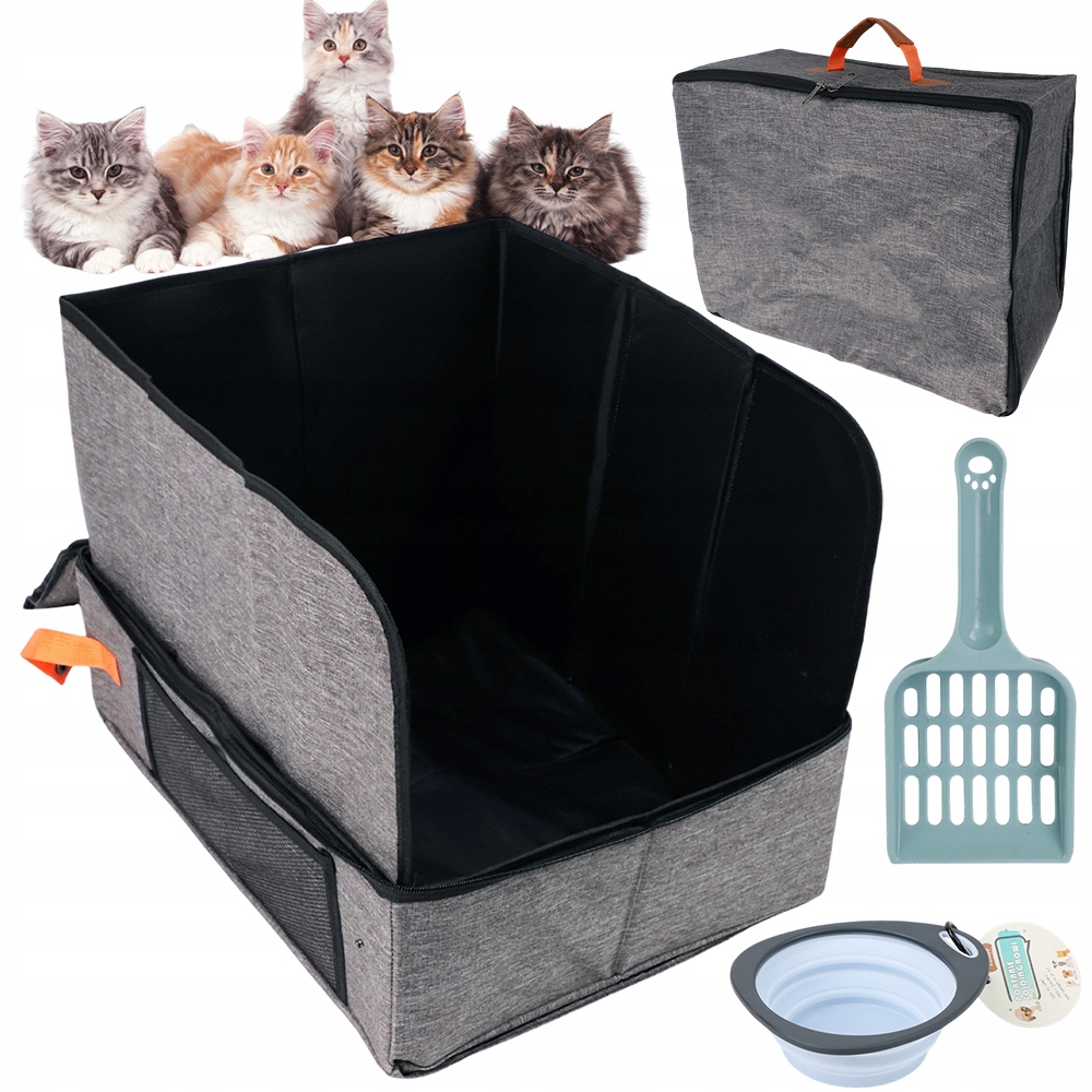 Kočičí Toaleta Cestovní Kočičí Toaleta Multifunkční Snadno přenosná Prodyšná