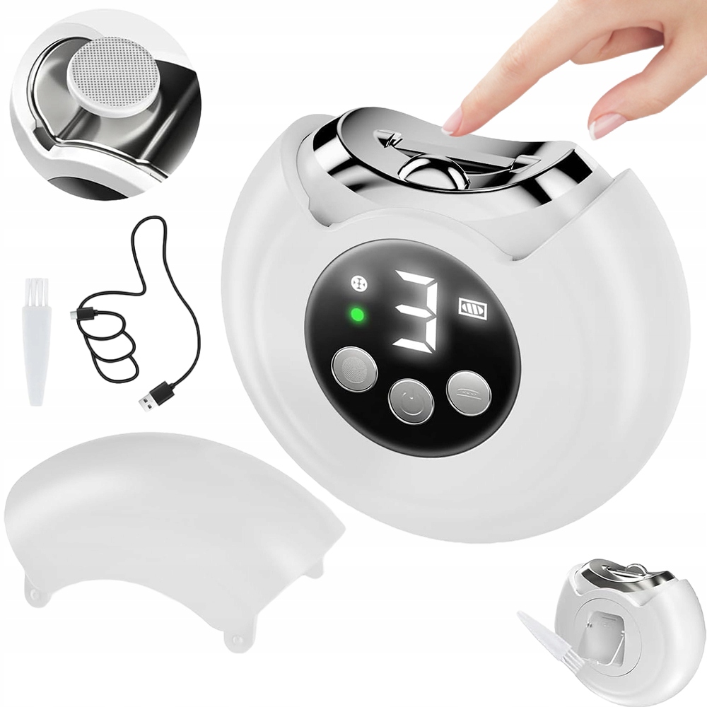 Kleštičky Na Nehty S Ledem, 3 Režimy Stříhání, Ergonomická Rukojeť, Nabíjení