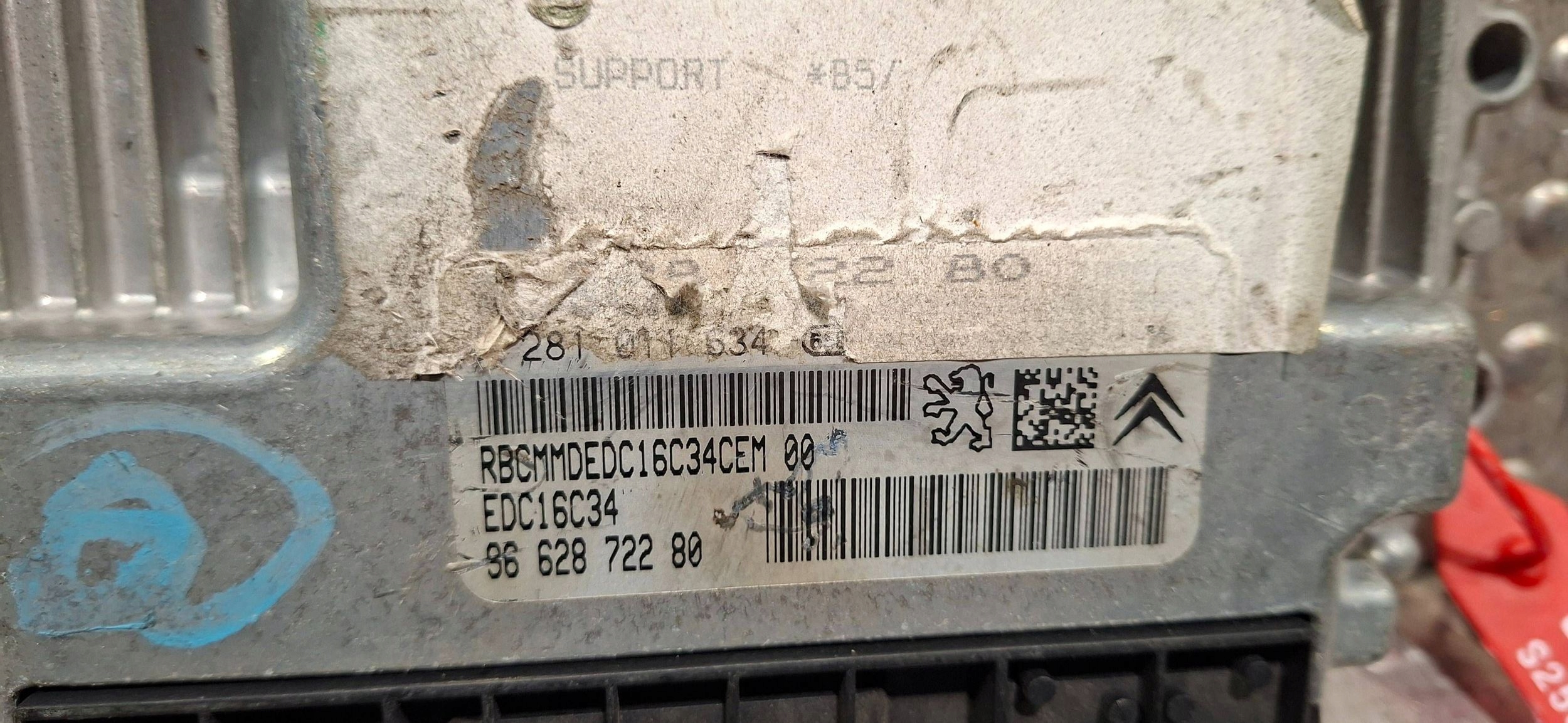 computer 0281011634 9662872280 CITROEN PEUGEOT 1.6 HDI