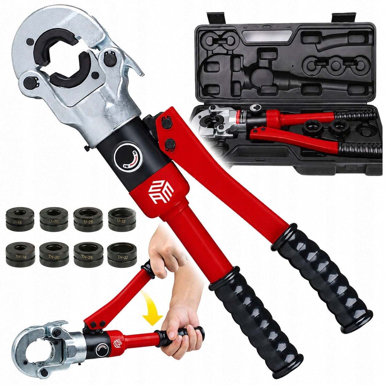 Hydraulická Svorka Pro Trubky Pex 16-32 mm 8 Matric Prasa ZAMLine