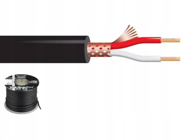 Monacor MLC-112/SW Mikrofonní kabel 100 m