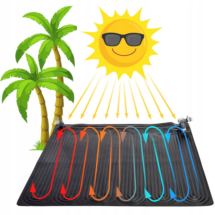 

Mata Solarna Podgrzewająca Wode W Basenie 120x120