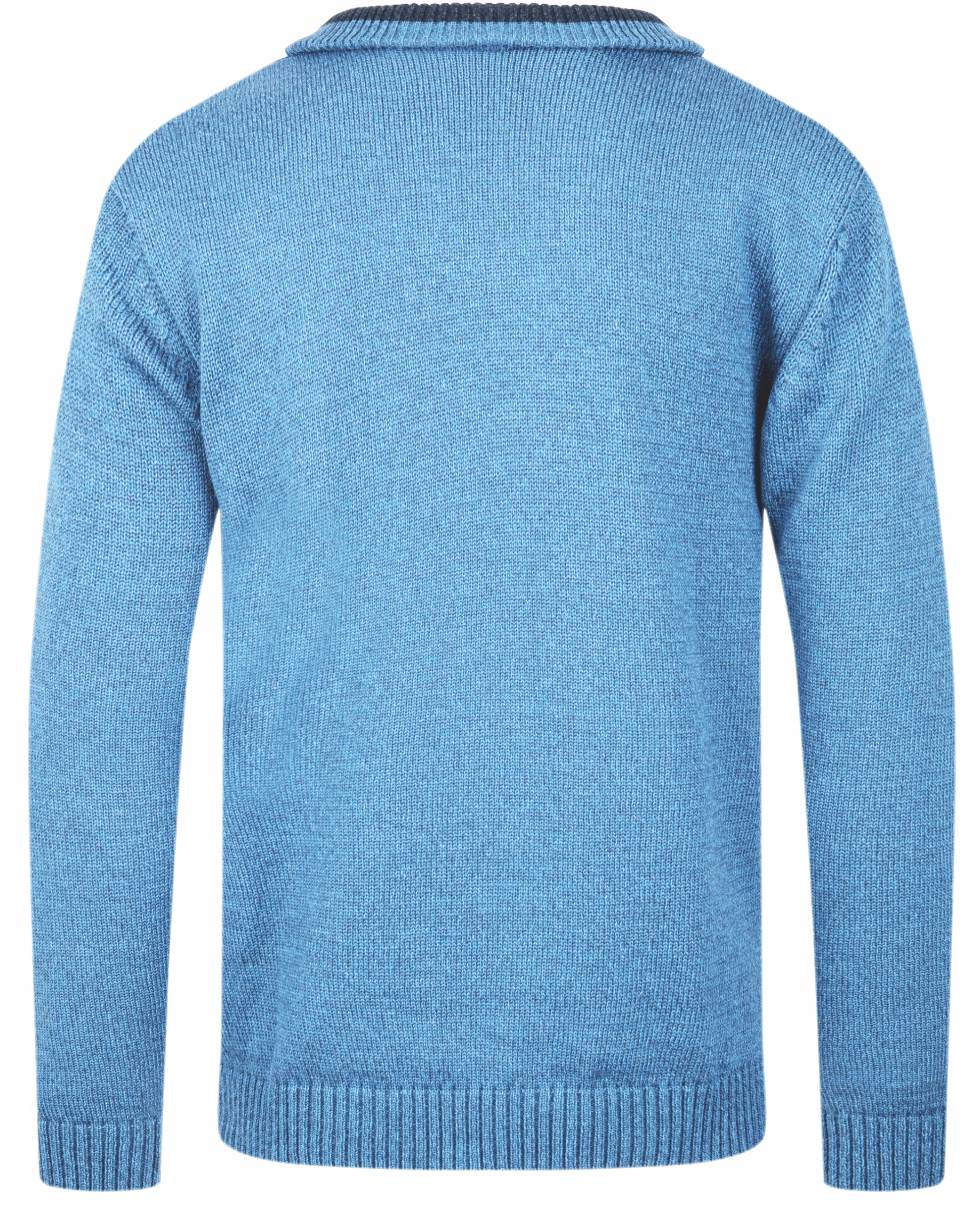 MODNY SWETER MĘSKI GOLF PÓŁZAMEK BŁĘKITNY - XL Marka inna