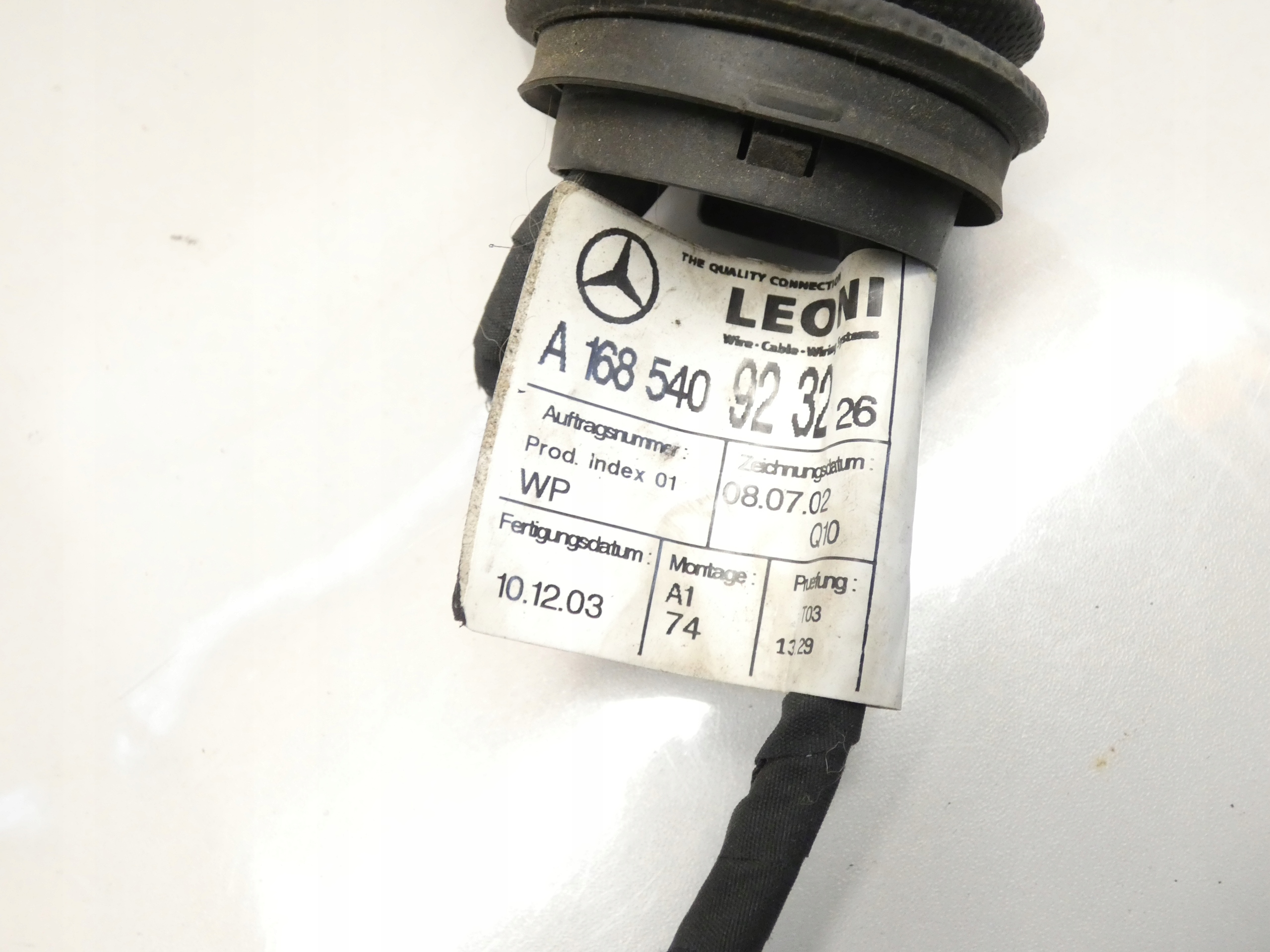 bundle wiring door left front MERCEDES A KLASA W168 LIFT 01-05