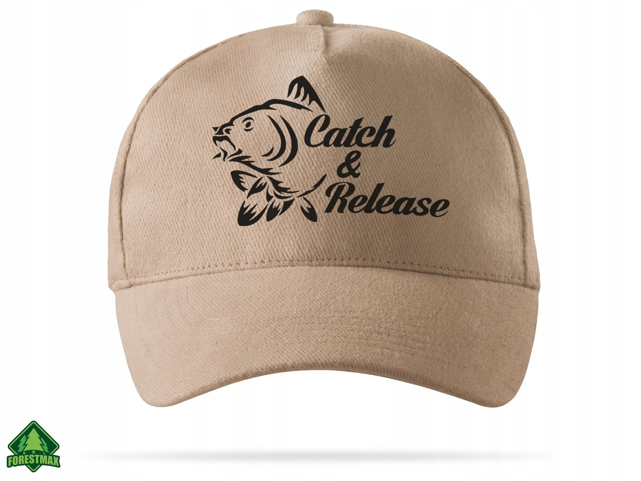 Wędkarka czapka piaskowa daszkiem Catch&Relase Marka ForestMAX