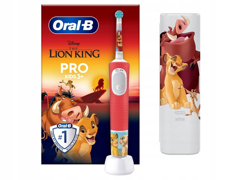 Szczoteczka rotacyjna Oral-b Pro Kids Król Lew Etui
