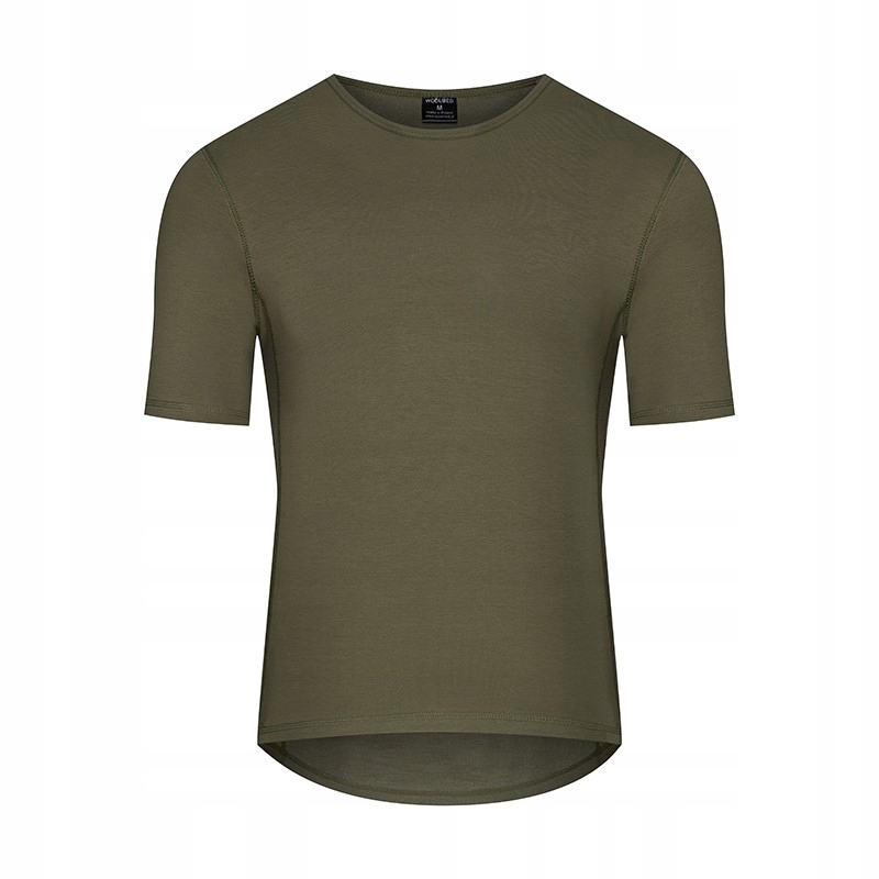 Komplet bielizny męskiej Bambus Merino Wool khaki Właściwości termiczne