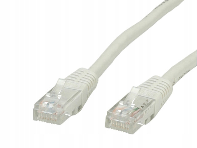 Kabel sieciowy Lan PatchCord Utp CAT.6 5m szary