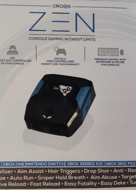 Adaptér Cronus Zen pre PS4 Xbox One S X 360 Switch Pc emulátor