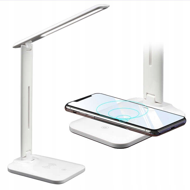

Lampka Na Biurko Led Z Ładowarka Bezprzewodowa Qi