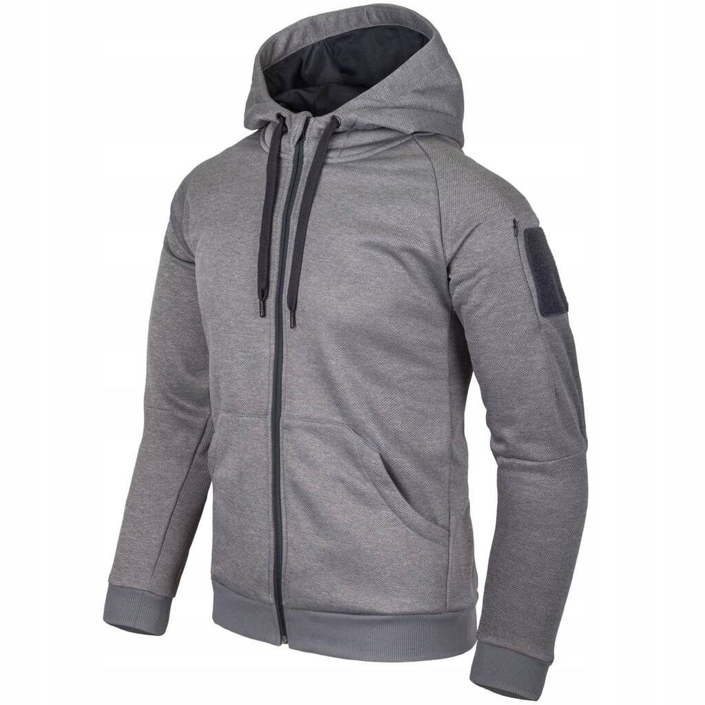 Rozepínací mikina pánská Helikon-Tex Urban Tactical Hoodie Melange Grey L