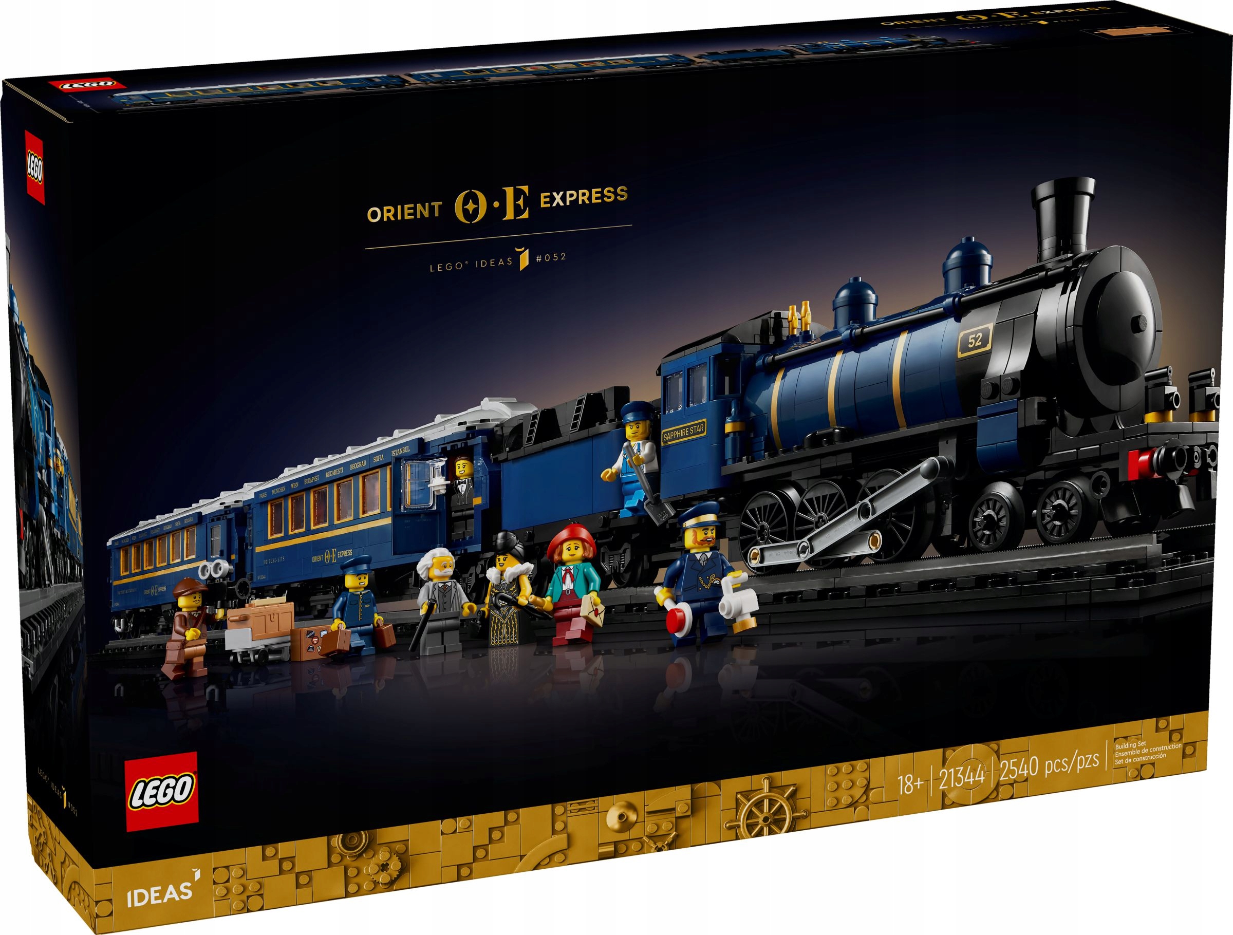 Oryginalne Lego Pociąg Orient Express 21344 Ideas 2540 elem. Nowe