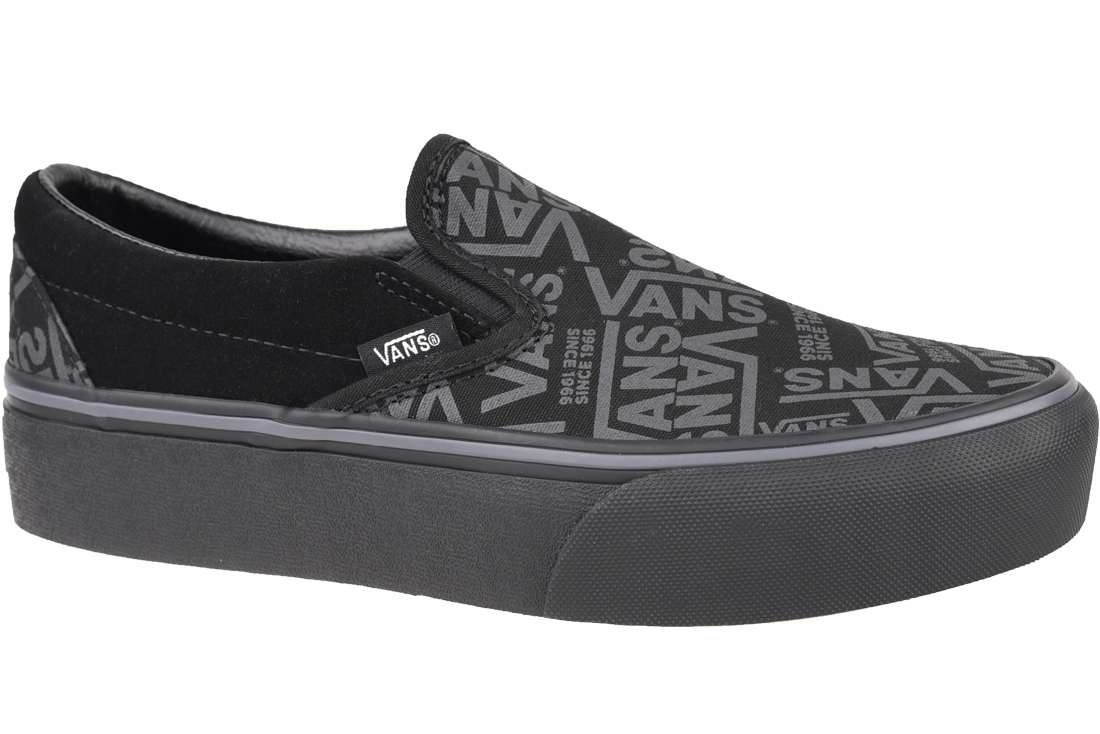 Vans 66 Classic Slip-on Platform [36,5] Dámské tenisky, černá tkanina