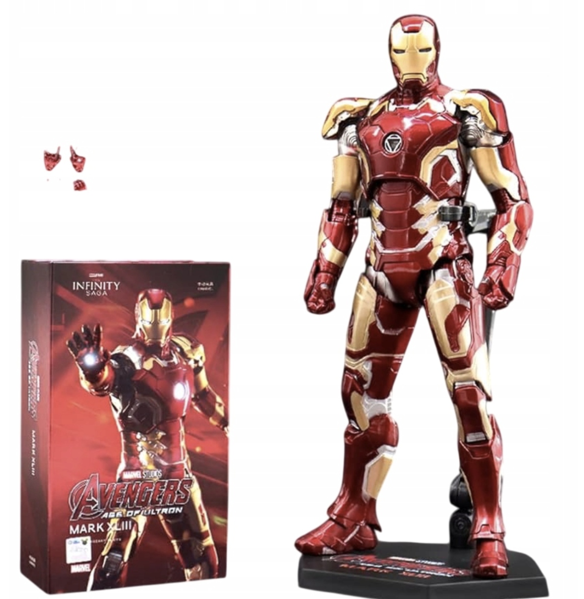 Pohyblivá figurka Iron Man Mk43 XLIII 18 cm Marvel Zd Toys Originál