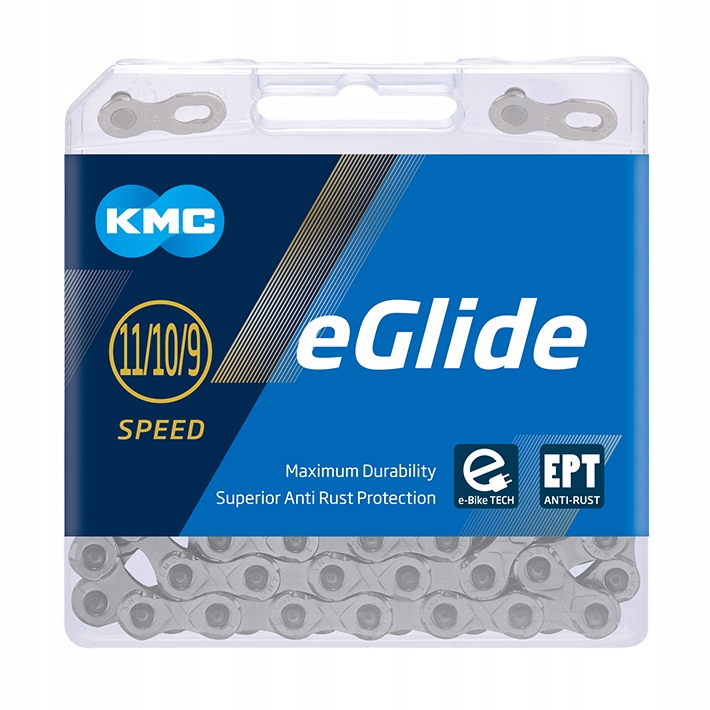 Łańcuch 9-11rz. Kmc E-Glide Cues 118og. Ept Box