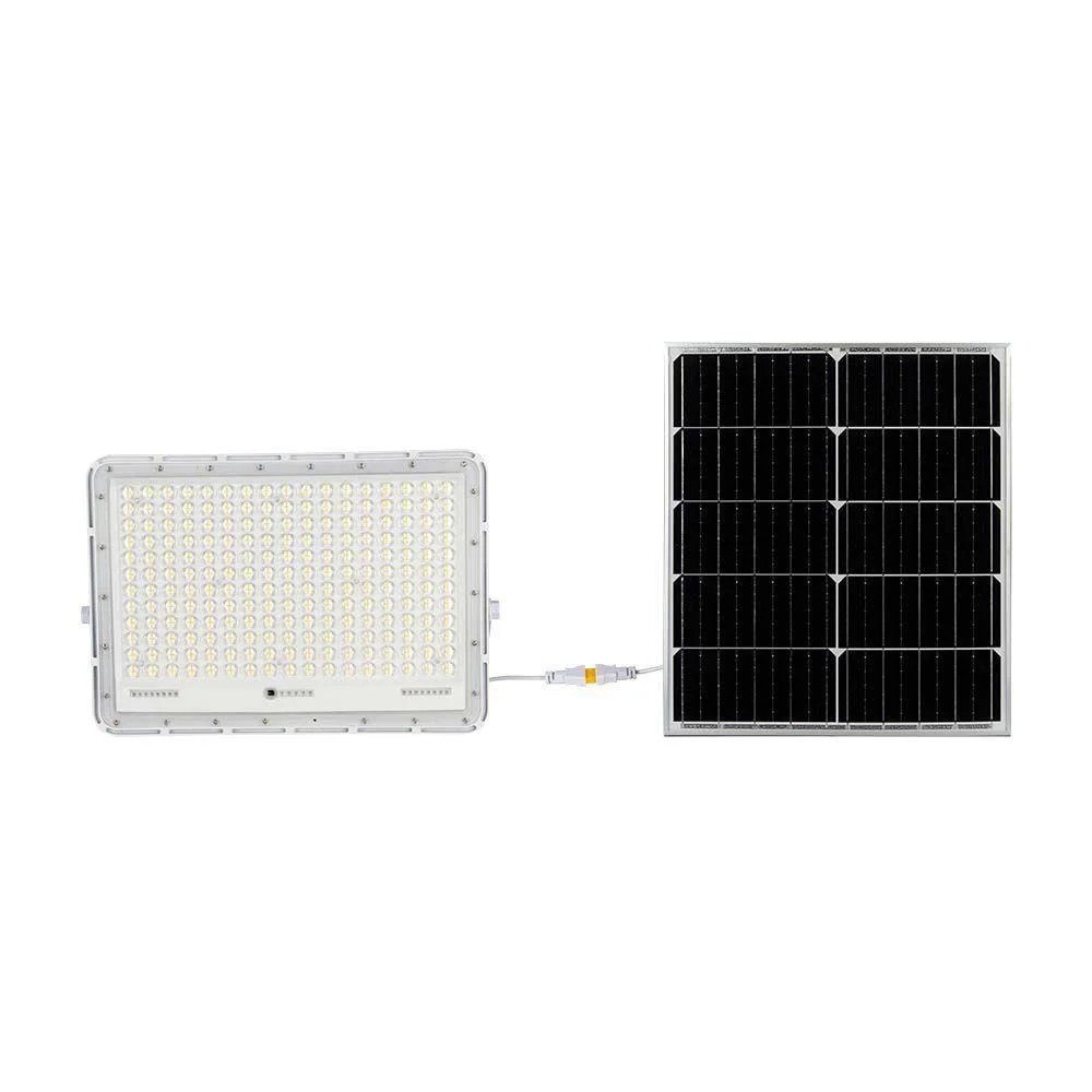 Solárny halogénový Led reflektor 30 W s diaľkovým ovládaním, neutrálne biele svetlo V-tac