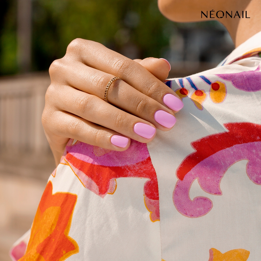 NEONAIL SIMPLE Różowy Lakier Hybrydowy 3w1 ROMANCE 7,2 ml - OUTLET Kolekcja SIMPLE ONE STEP COLOR PROTEIN