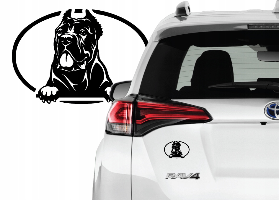 

Naklejka na samochód pies piesek Cane Corso