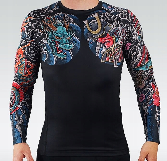 Ground Game Rashguard „Bushido“ 3.0 Dlouhý rukáv M