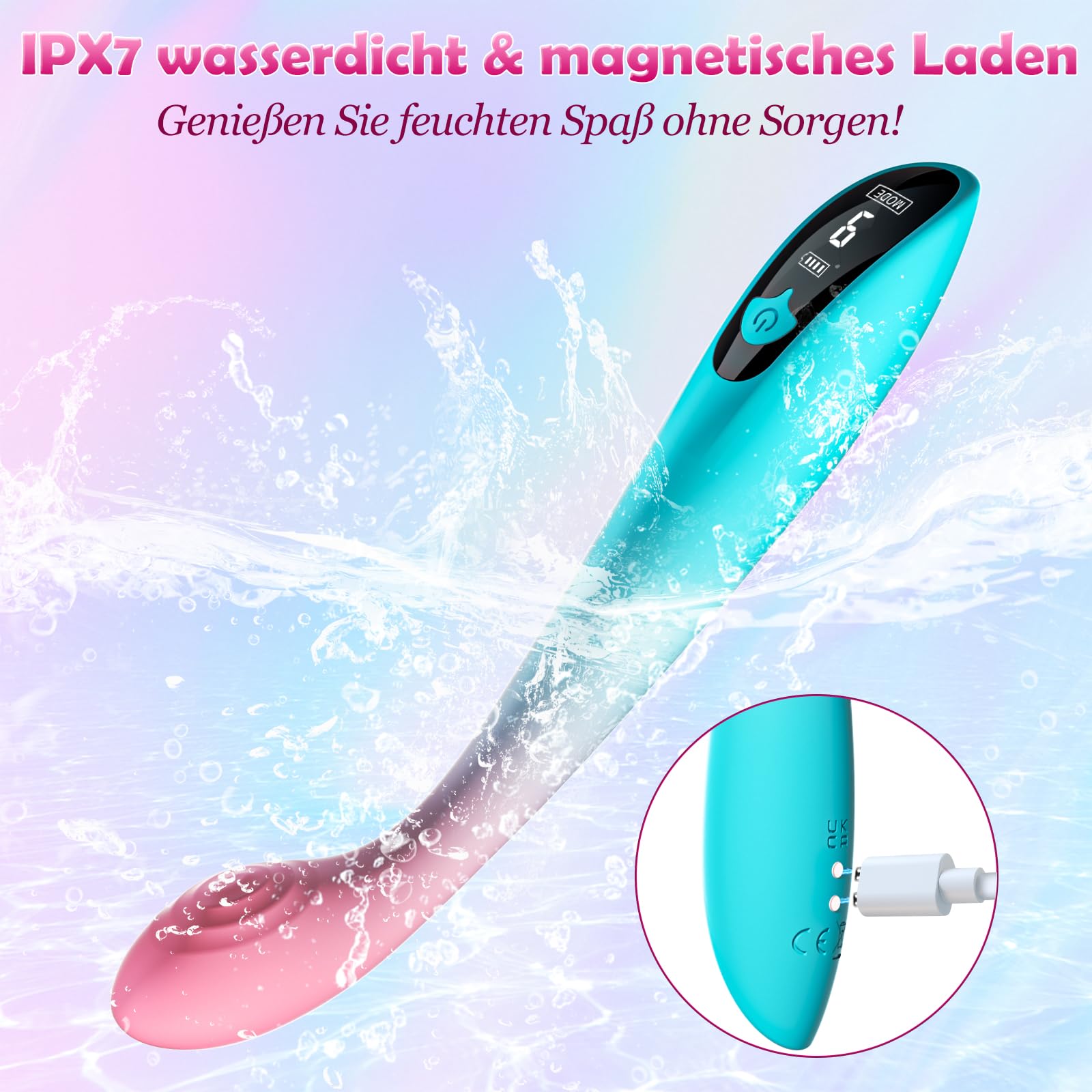 FRAUEN Wibrator Dla Kobiet I Par Z 9 Trybami Wibracji Cichy Stymulator — miniatura 6