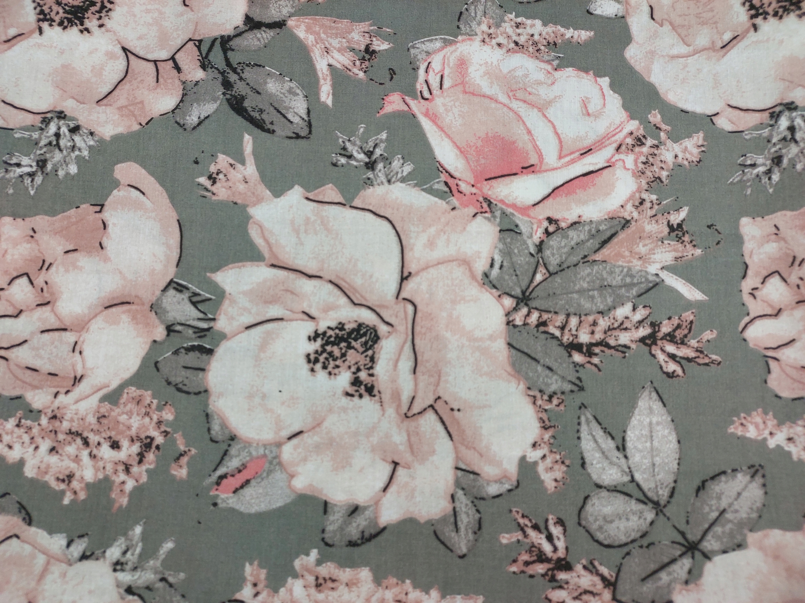 POSZEWKA BAWEŁNIANA 40X40 NA JAŚKA SZARA KWIATY Kod producenta Poszewka bawełniana na poduszkę 40x40