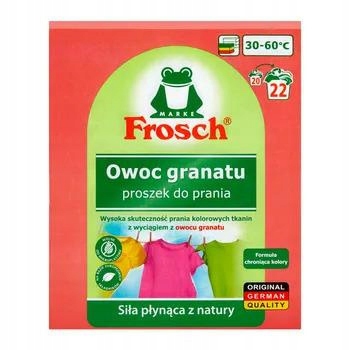 Levně Frosch Prášek na praní barvy 1,45 kg Ovoce Granátové jablko