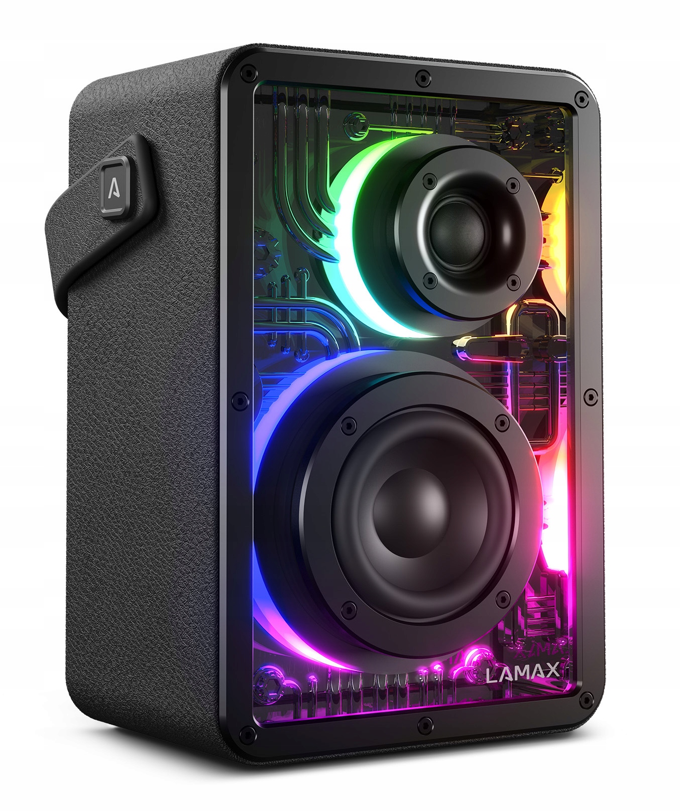 Bezdrátový Bluetooth reproduktor Párty Přenosný Výkonný 50W Cyber Led Tws