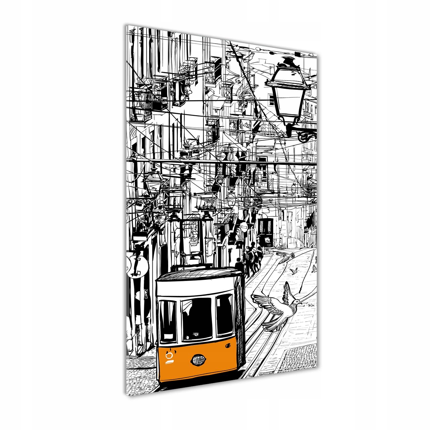 

Foto obraz na szkle Tramwaj w Lizbonie 50x100 cm