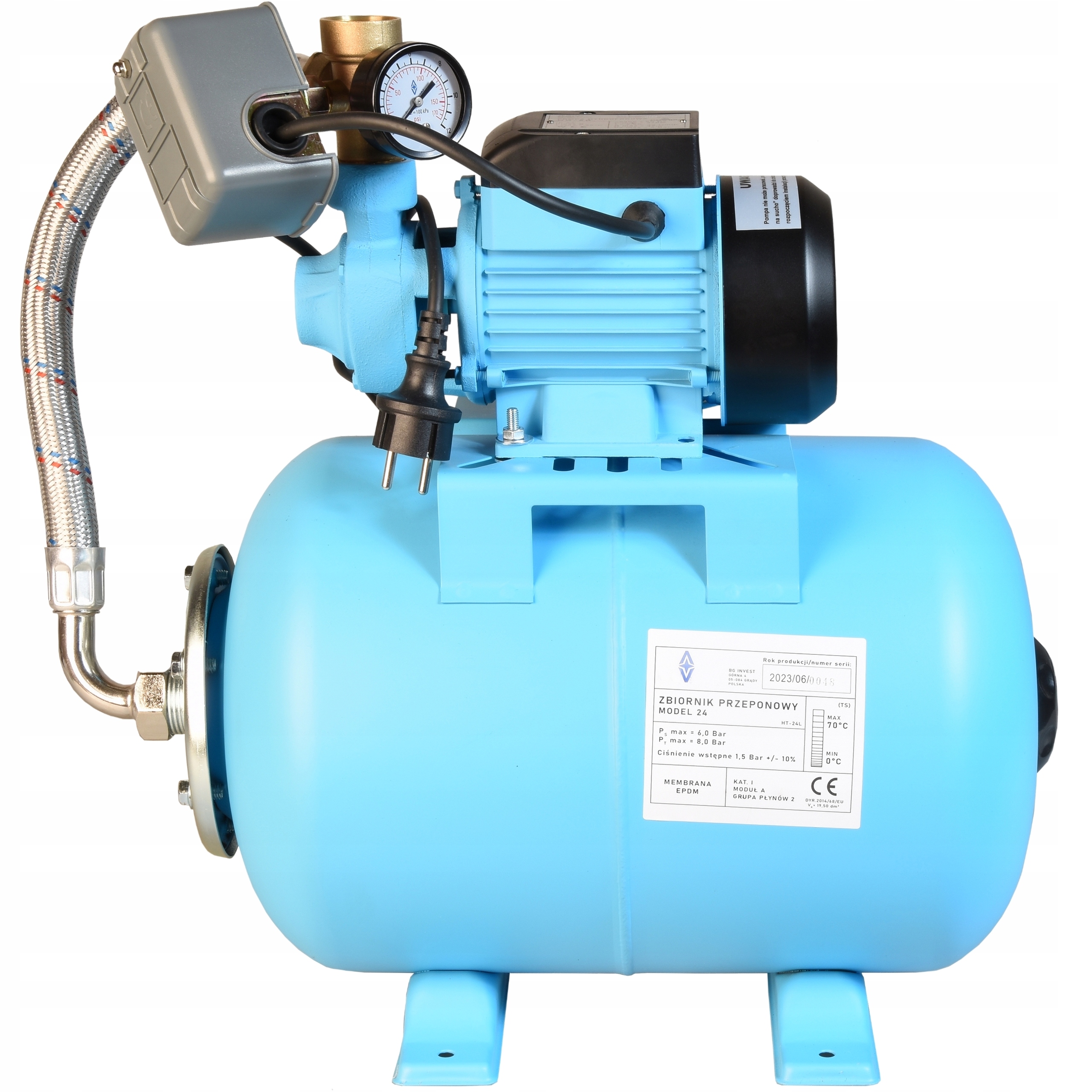 Hydroforová Súprava Na Vodu Aluvra Aqb 60 24L Hydroforová súprava 2100 l/h370 W