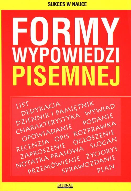 

Formy Wypowiedzi Pisemnej