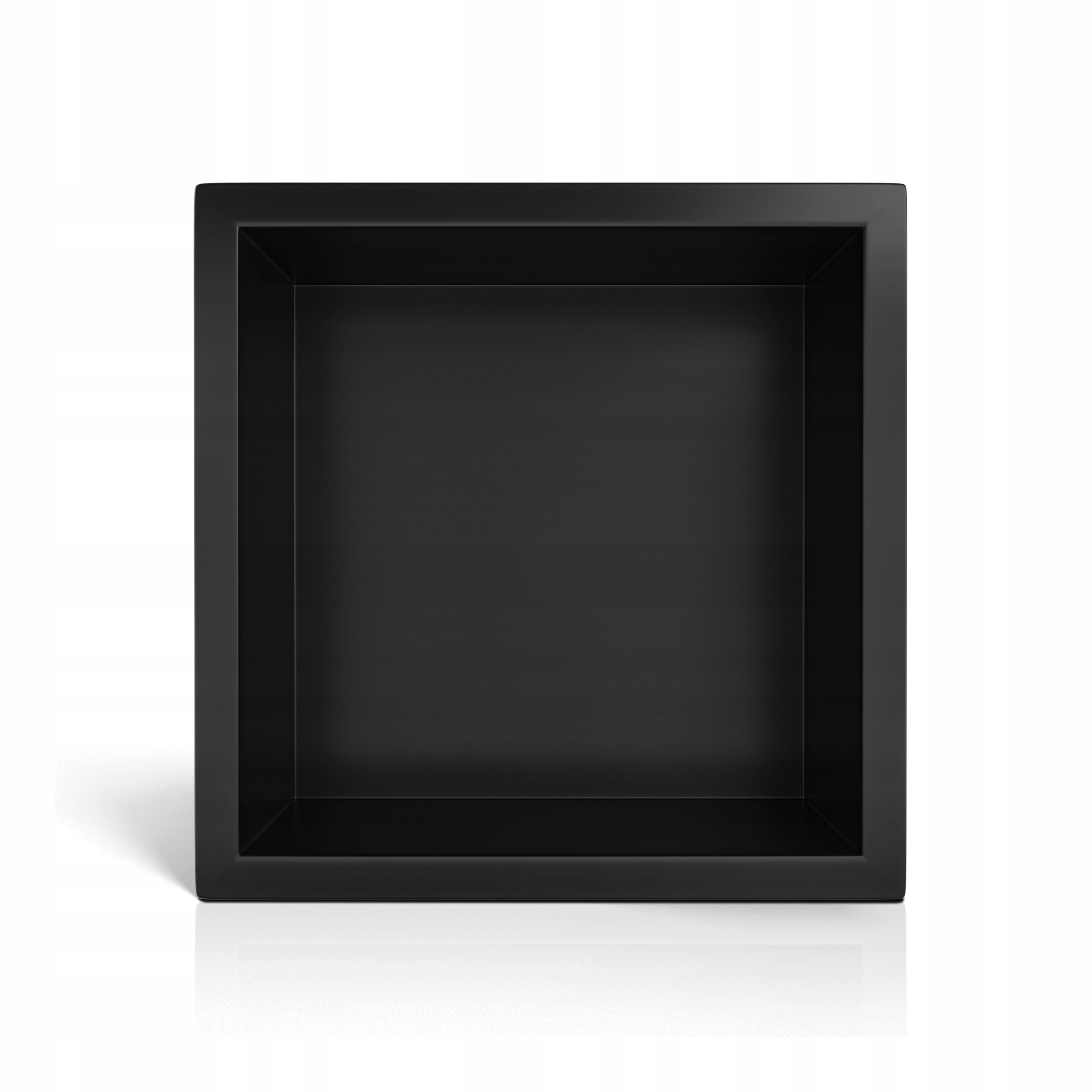 Wall-box One Black Jednoduchá polica čierna 30x30x7 cm