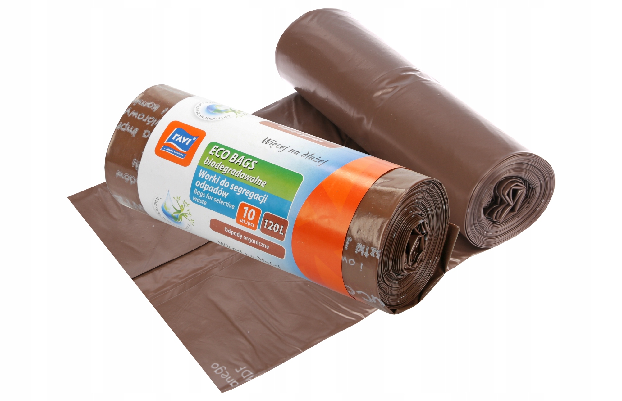

Ravi Worki Do Segregacji Biodegradowalne 120L X 10