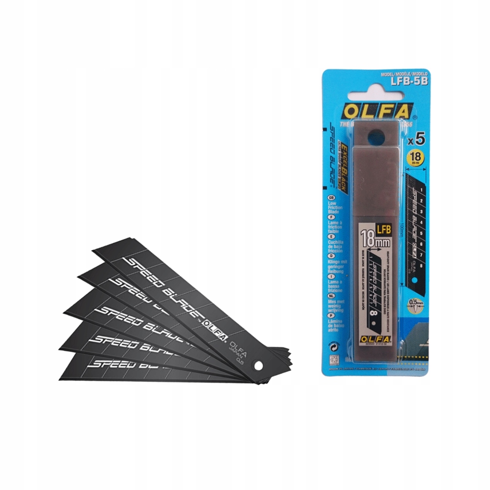 

Olfa LFB-5B Ostrza segmentowe 18 mm Speed Blade