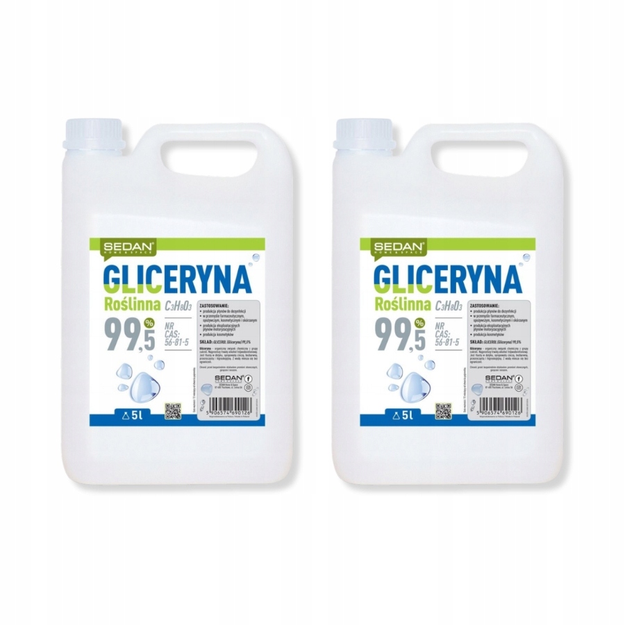 Gliceryna Roślinna Farmaceutyczna 99,5% 5l