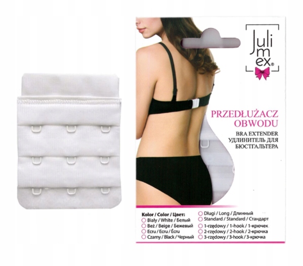 

Julimex Przedłużka Do Stanika Biała BA-03 3-RZĘD