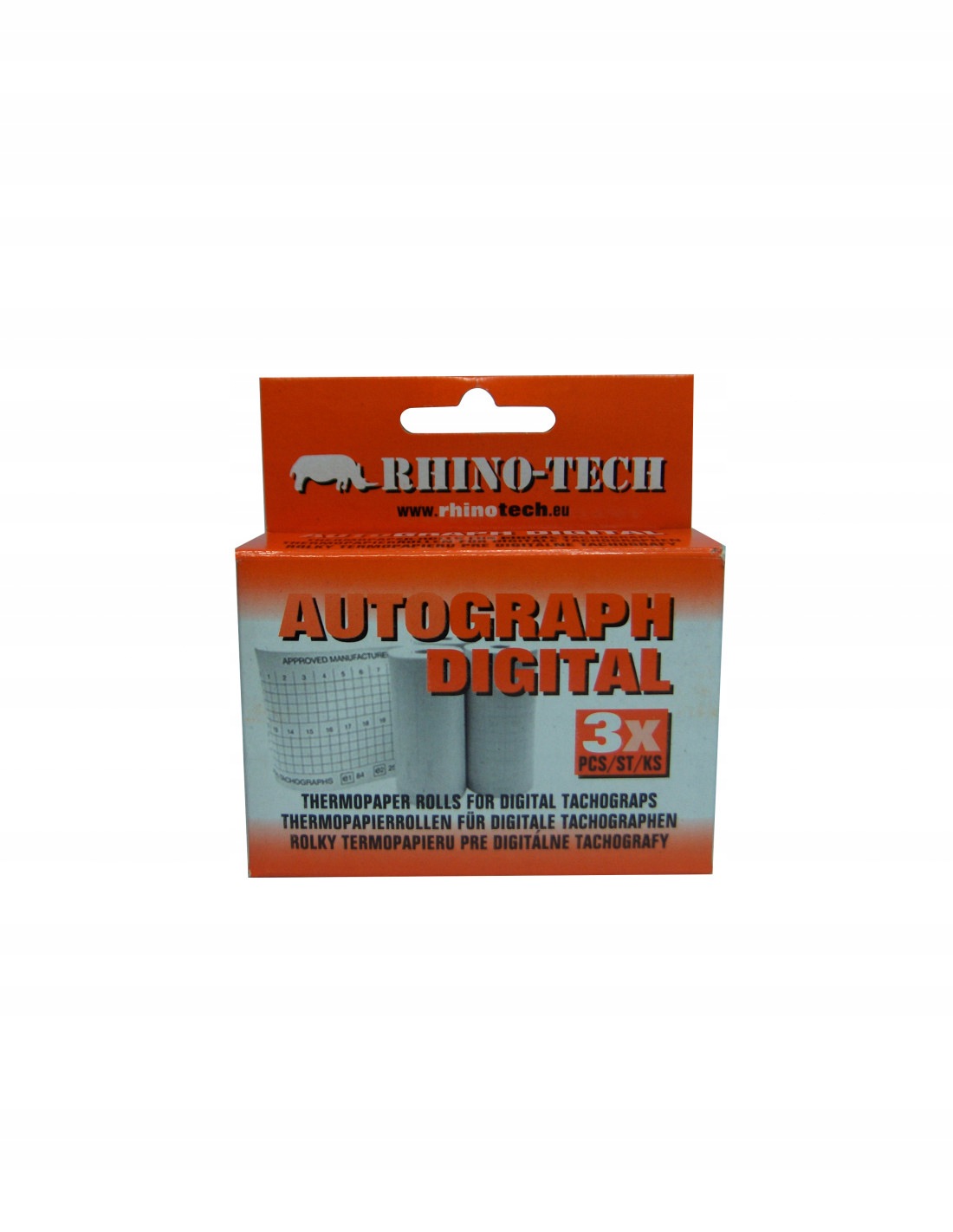 tarcza tachografu rolka Rhino-tech- w pudełku 3szt