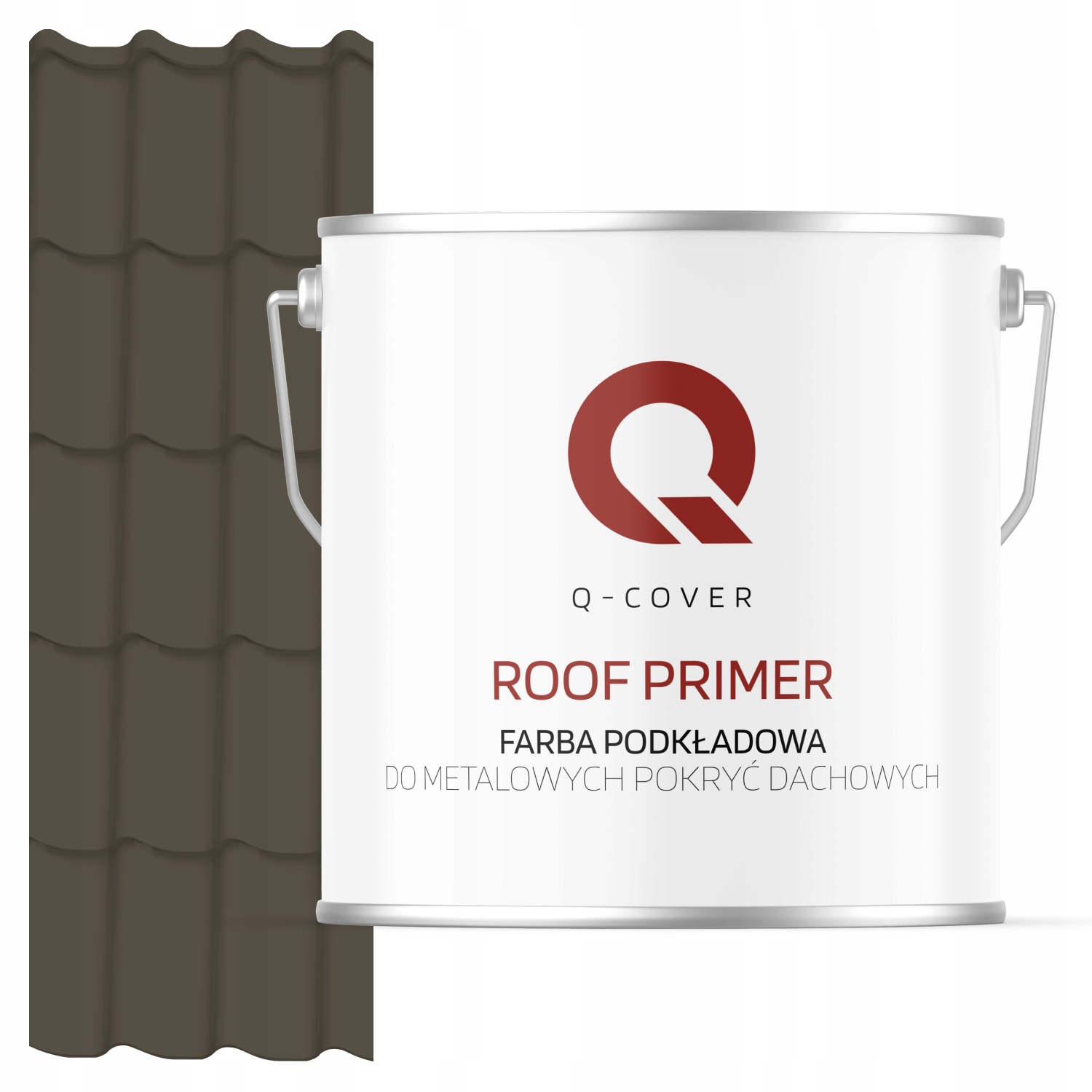 Podkladová Farba Na Kovovú Strechu Sivá Hnedá Ral 7013 5 L Matná
