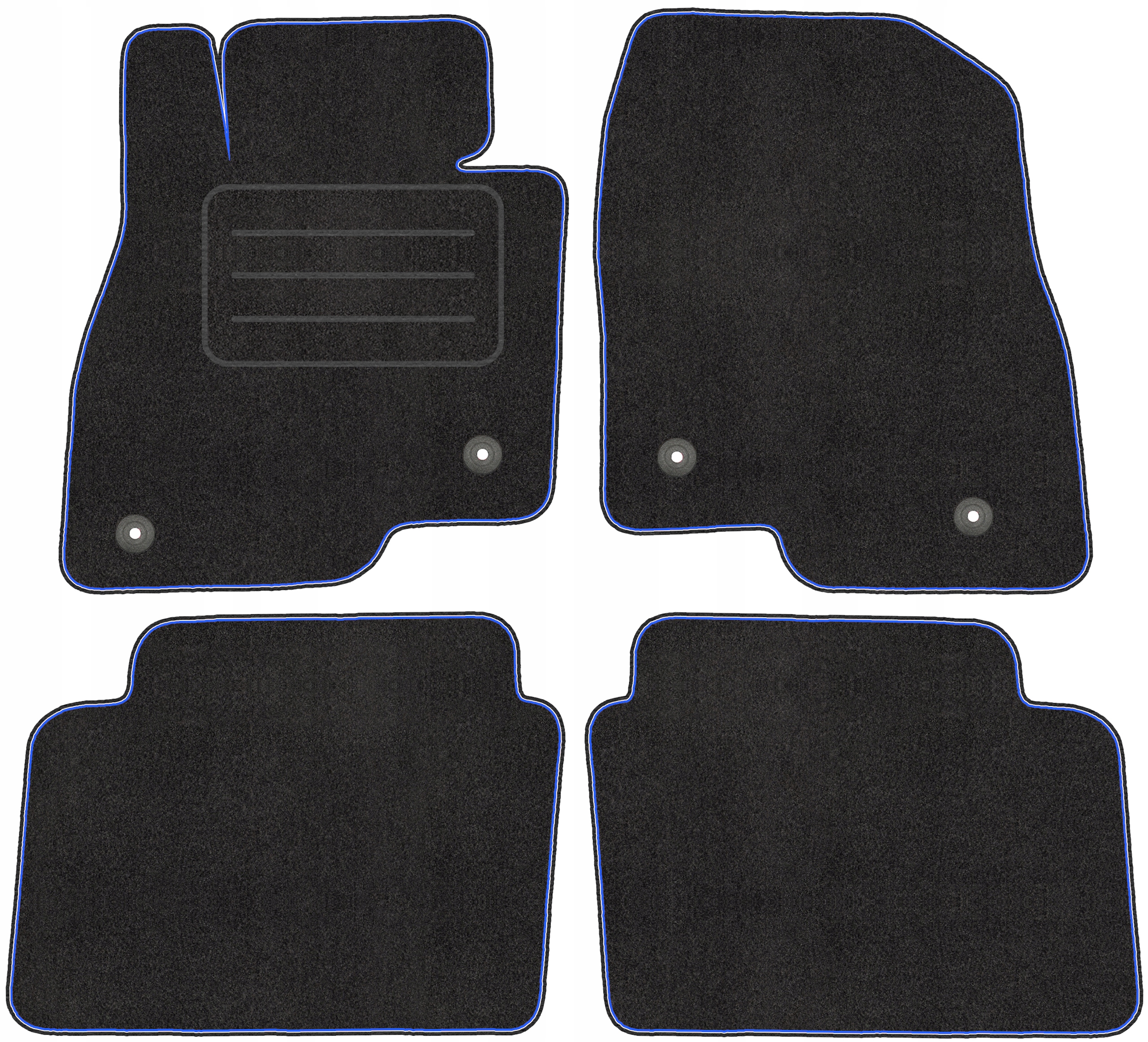Polyamidové velúrové koberčeky pre Mazda 3 III 13-17
