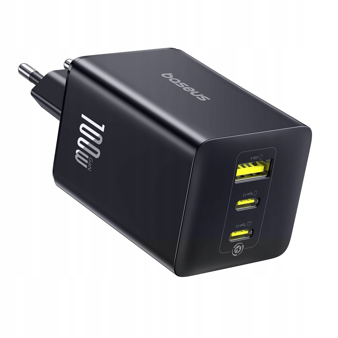 Síťová nabíječka Usb-a Usb-c EnerFill FE11 100W černá Baseus