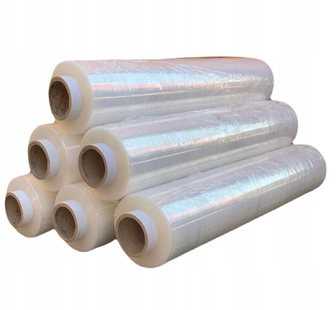 Folia stretch AVENTA 3kg bezbarwna,2,7 nettoMOCNA Marka bez marki